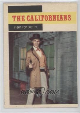 1958 Topps TV Westerns - [Base] #70 - The Californians - Fight for Justice