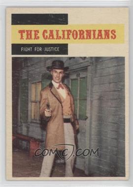1958 Topps TV Westerns - [Base] #70 - The Californians - Fight for Justice
