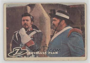 1958 Topps Walt Disney's Zorro - [Base] #46 - Ruthless Plan [COMC RCR Poor]