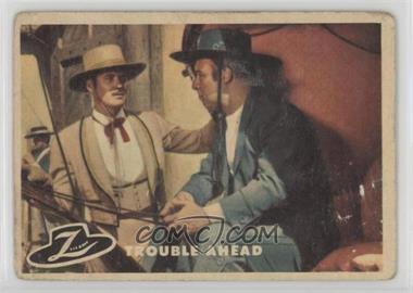 1958 Topps Walt Disney's Zorro - [Base] #62 - Trouble Ahead [COMC RCR Poor]