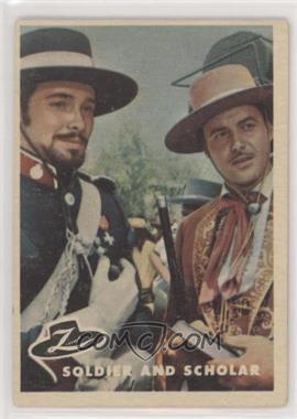 1958 Topps Walt Disney's Zorro - [Base] #7 - Soldier and Scholar