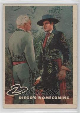 1958 Topps Walt Disney's Zorro - [Base] #9 - Diego's Homecoming