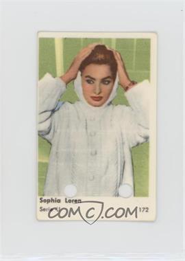 1959 Dutch Gum Serie U - [Base] #172 - Sophia Loren [Poor to Fair]