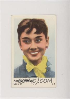 1959 Dutch Gum Serie U - [Base] #54 - Audrey Hepburn