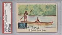 A Seminole Dugout Canoe [PSA 7 NM]