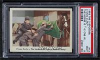 C'mon Curly - The horse is the one in front of Larry! [PSA 9 MINT]