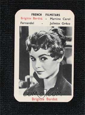 1959 Maple Leaf Gum Film Stars Playing Cards - [Base] #_FFBB - French Filmstars - Brigitte Bardot [Good to VG‑EX]