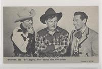 Roy Rogers, Andy Devine and Tito Guizar