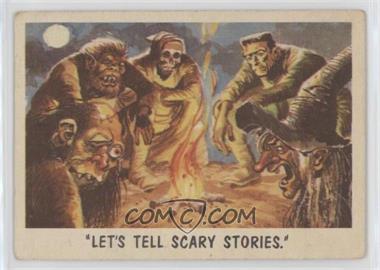 1959 Topps Bubbles You'll Die Laughing - [Base] #19 - "Let's Tell Scary Stories."