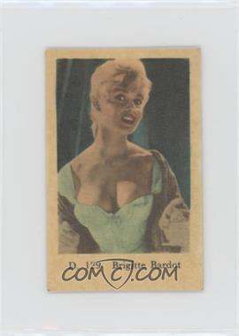 1961 Dutch Gum D. Plain Text Set - [Base] #D. 129 - Brigitte Bardot