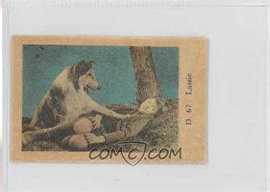 1961 Dutch Gum D. Plain Text Set - [Base] #D. 67 - Lassie [Poor to Fair]