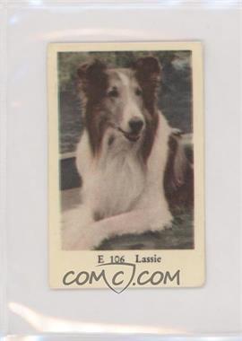 1961 Dutch Gum E Set - [Base] #E 106 - Lassie