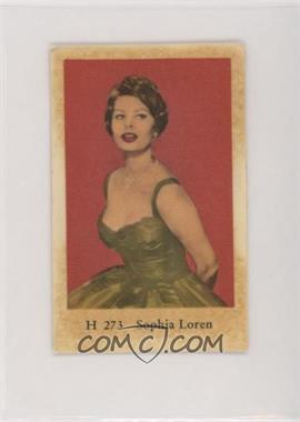 1961 Dutch Gum H Set - [Base] #H 273 - Sophia Loren [Poor to Fair]