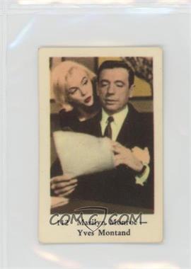 1961 Dutch Gum Numbered Set 3 (1-300) - [Base] #112 - Marilyn Monroe, Yves Montand