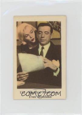 1961 Dutch Gum Numbered Set 3 (1-300) - [Base] #112 - Marilyn Monroe, Yves Montand