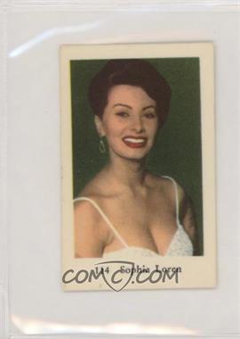1961 Dutch Gum Numbered Set 3 (1-300) - [Base] #114 - Sophia Loren