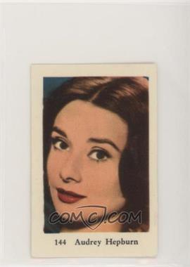 1961 Dutch Gum Numbered Set 3 (1-300) - [Base] #144 - Audrey Hepburn
