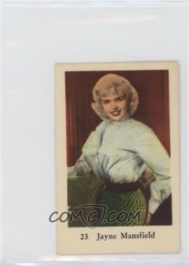 1961 Dutch Gum Numbered Set 3 (1-300) - [Base] #23 - Jayne Mansfield