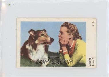 1961 Dutch Gum Serie X - [Base] #115 - Lassie
