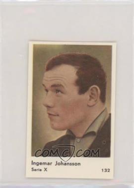 1961 Dutch Gum Serie X - [Base] #132 - Ingemar Johansson