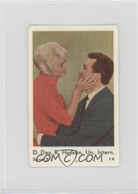 1961 Dutch Gum Serie X - [Base] #14 - Doris Day, Rock Hudson [Poor to Fair]