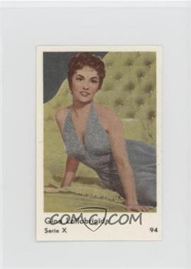 1961 Dutch Gum Serie X - [Base] #94 - Gina Lollobrigida