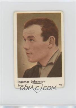 1961 Dutch Gum Serie X - [Base] #97 - Ingemar Johansson [Good to VG‑EX]