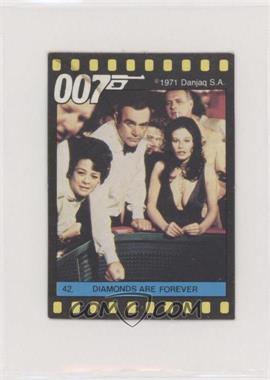 1962-85 Danjaq Monty Gum 007 James Bond - [Base] #42 - Diamonds Are Forever