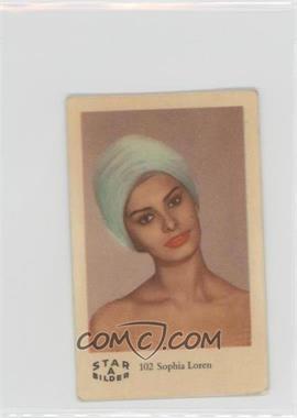 1962 Dutch Gum Star Bilder A - Food Issue [Base] #102 - Sophia Loren [Good to VG‑EX]