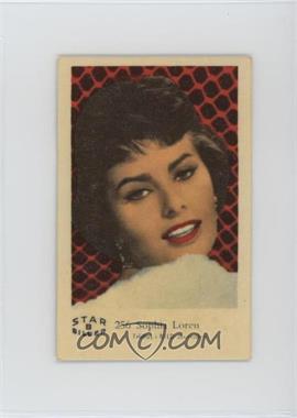 1962 Dutch Gum Star Bilder B - Food Issue [Base] #256 - Sophia Loren