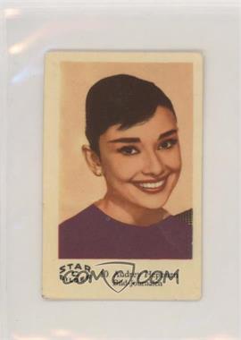 1962 Dutch Gum Star Bilder C - Food Issue [Base] #10 - Audrey Hepburn [Good to VG‑EX]