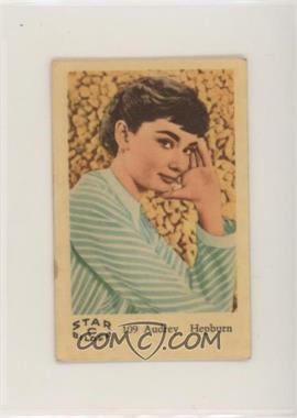 1962 Dutch Gum Star Bilder C - Food Issue [Base] #109 - Audrey Hepburn [Good to VG‑EX]