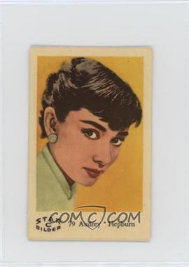 1962 Dutch Gum Star Bilder C - Food Issue [Base] #79 - Audrey Hepburn [Good to VG‑EX]