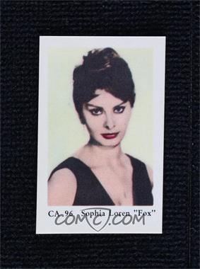 1962 Dutch Gum Star CA Set - [Base] #CA 96 - Sophia Loren "Fox"