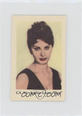 1962 Dutch Gum Star CA Set - [Base] #CA 96 - Sophia Loren "Fox"