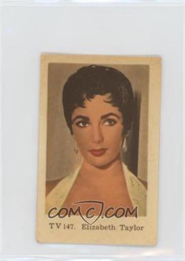 1962 Dutch Gum TV Stars - [Base] #TV 147 - Elizabeth Taylor