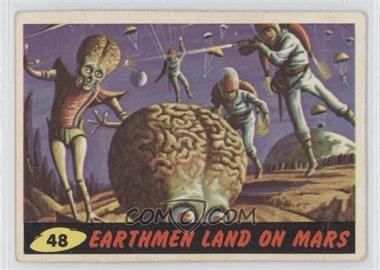 1962 Topps Bubbles Mars Attacks! - [Base] #48 - Earthmen Land On Mars [Good to VG‑EX]