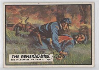 1962 Topps Civil War News - [Base] #62 - The General Dies