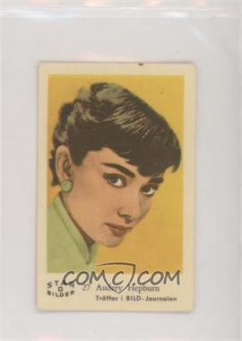 1963 Dutch Gum Star Bilder D - Food Issue [Base] #27 - Audrey Hepburn [Good to VG‑EX]