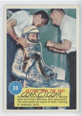 1963 Topps Astronaut 3-D - [Base] #38 - Getting into the Suit