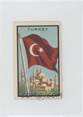 1963 Topps Midgee Flags - [Base] #91 - Turkey