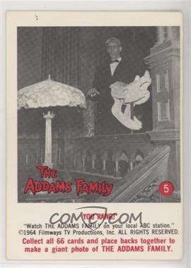1964 Donruss The Addams Family - [Base] #5 - You Rang?