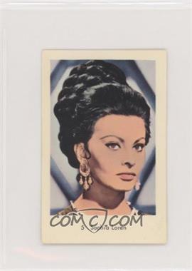 1964 Dutch Gum Numbered Set 1 (1-78) - [Base] #5 - Sophia Loren