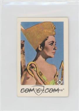 1964 Dutch Gum Unnumbered Set 1 - [Base] #_ELTA - Elisabeth Taylor "Cleopatra" [Poor to Fair]