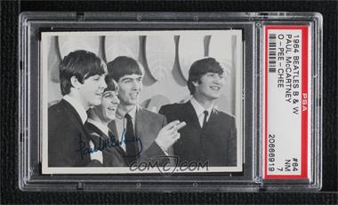 1964 O-Pee-Chee Beatles - [Base] #64 - The Beatles [PSA 7 NM]