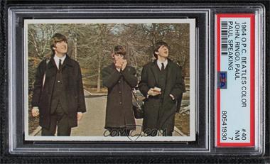 1964 O-Pee-Chee Beatles Color Cards - [Base] #40 - The Beatles [PSA 7 NM]