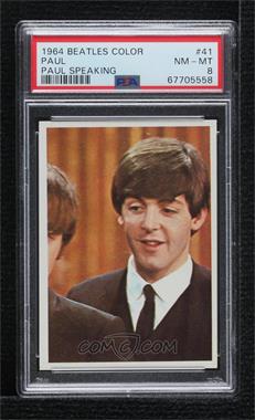 1964 Topps Beatles Color Cards - [Base] #41 - Paul McCartney [PSA 8 NM‑MT]