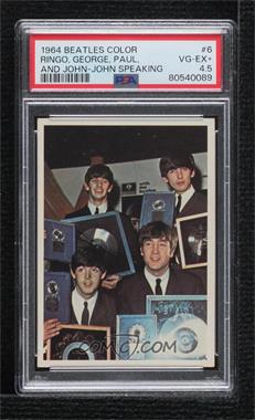 1964 Topps Beatles Color Cards - [Base] #6 - The Beatles [PSA 4.5 VG‑EX+]