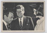 John F. Kennedy, King Hassan II, Jackie Kennedy