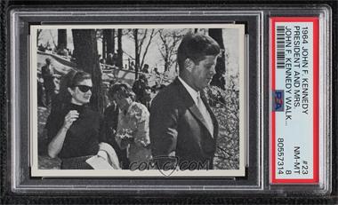 1964 Topps The Story of John F. Kennedy - [Base] #23 - Jackie Kennedy, John F. Kennedy [PSA 8 NM‑MT]
